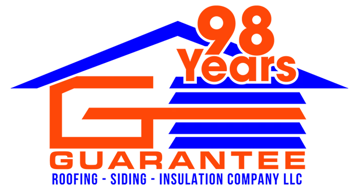 Guarantee Roofing 98 Years Logo