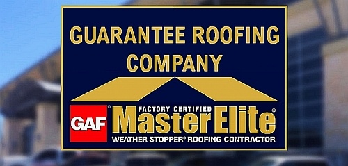 Guarantee Roofing Company GAF MasterElite Logo